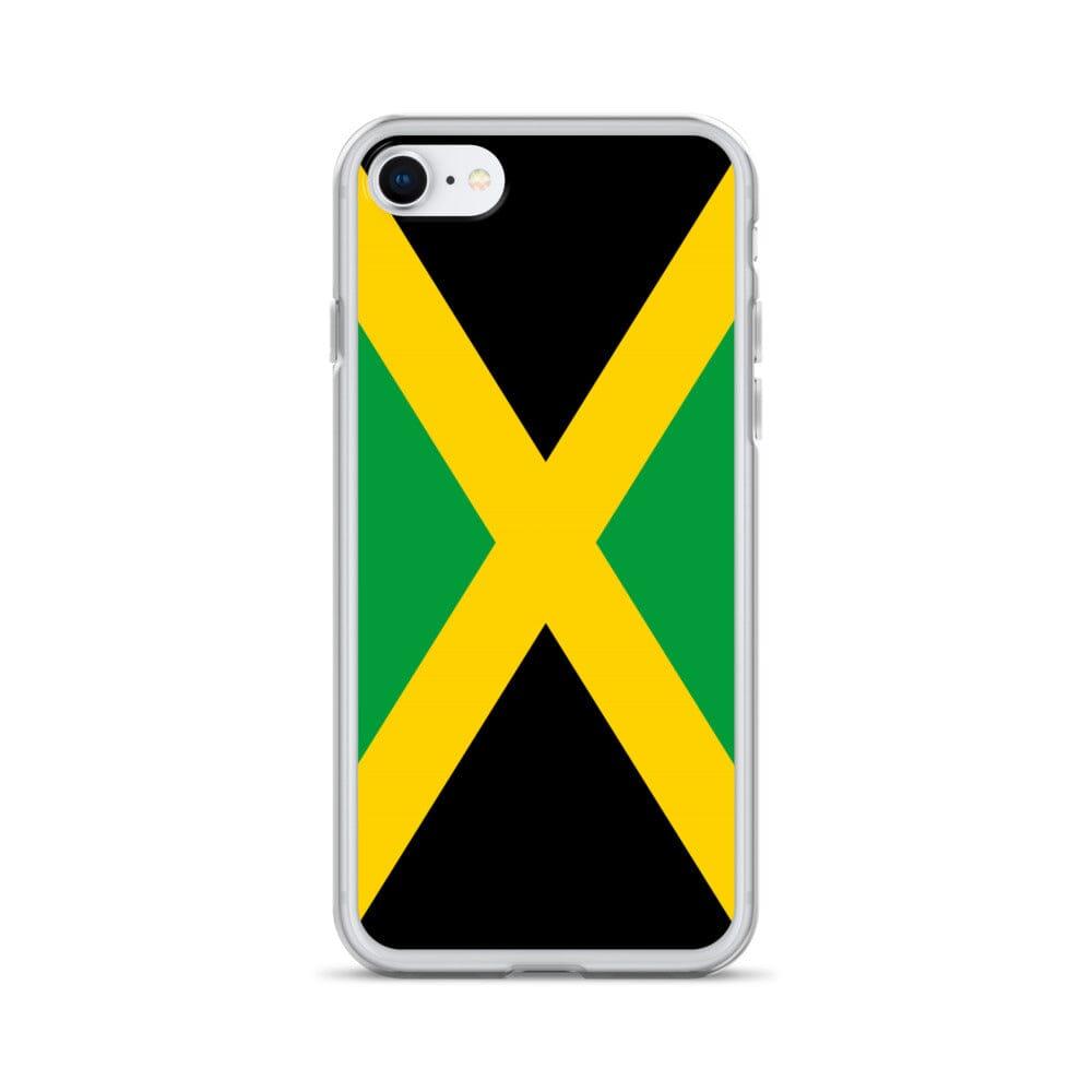 Coque pour iPhone avec le drapeau de la Jamaïque, offrant une protection élégante et durable.