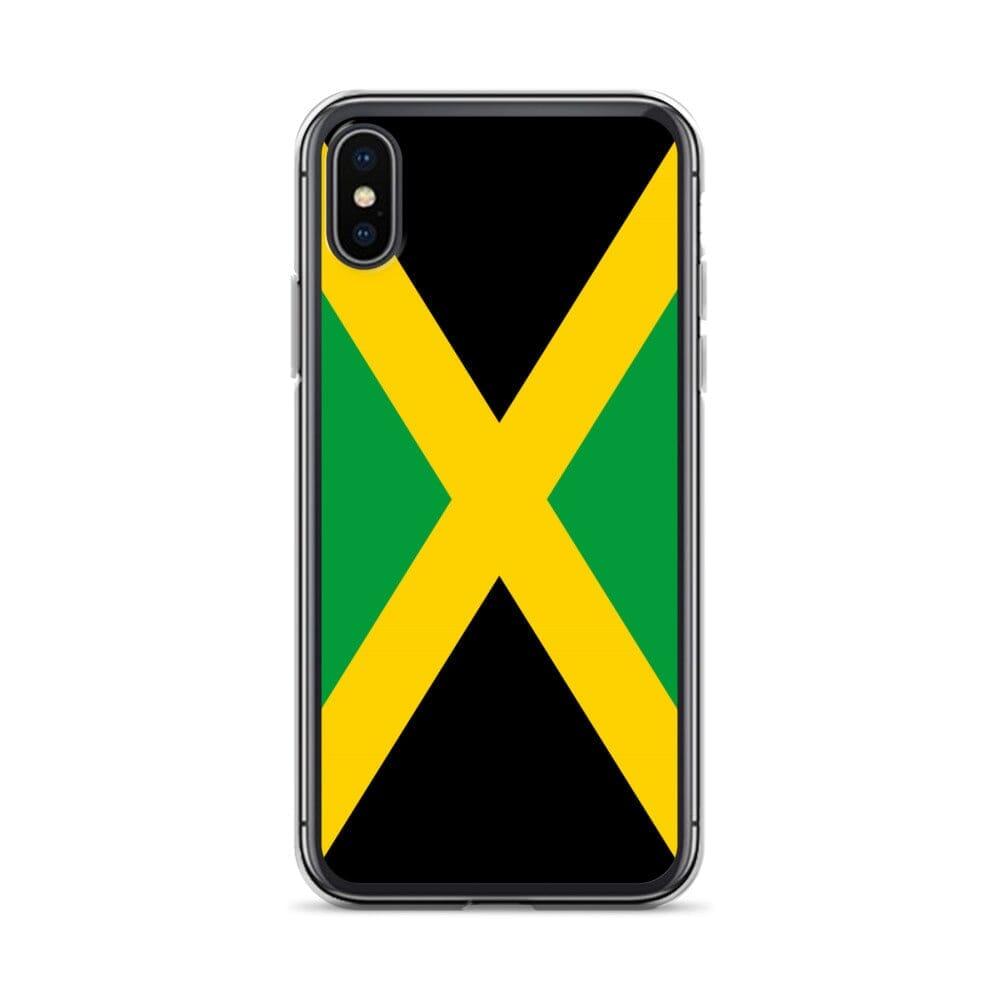 Coque pour iPhone avec le drapeau de la Jamaïque, offrant une protection élégante et durable.