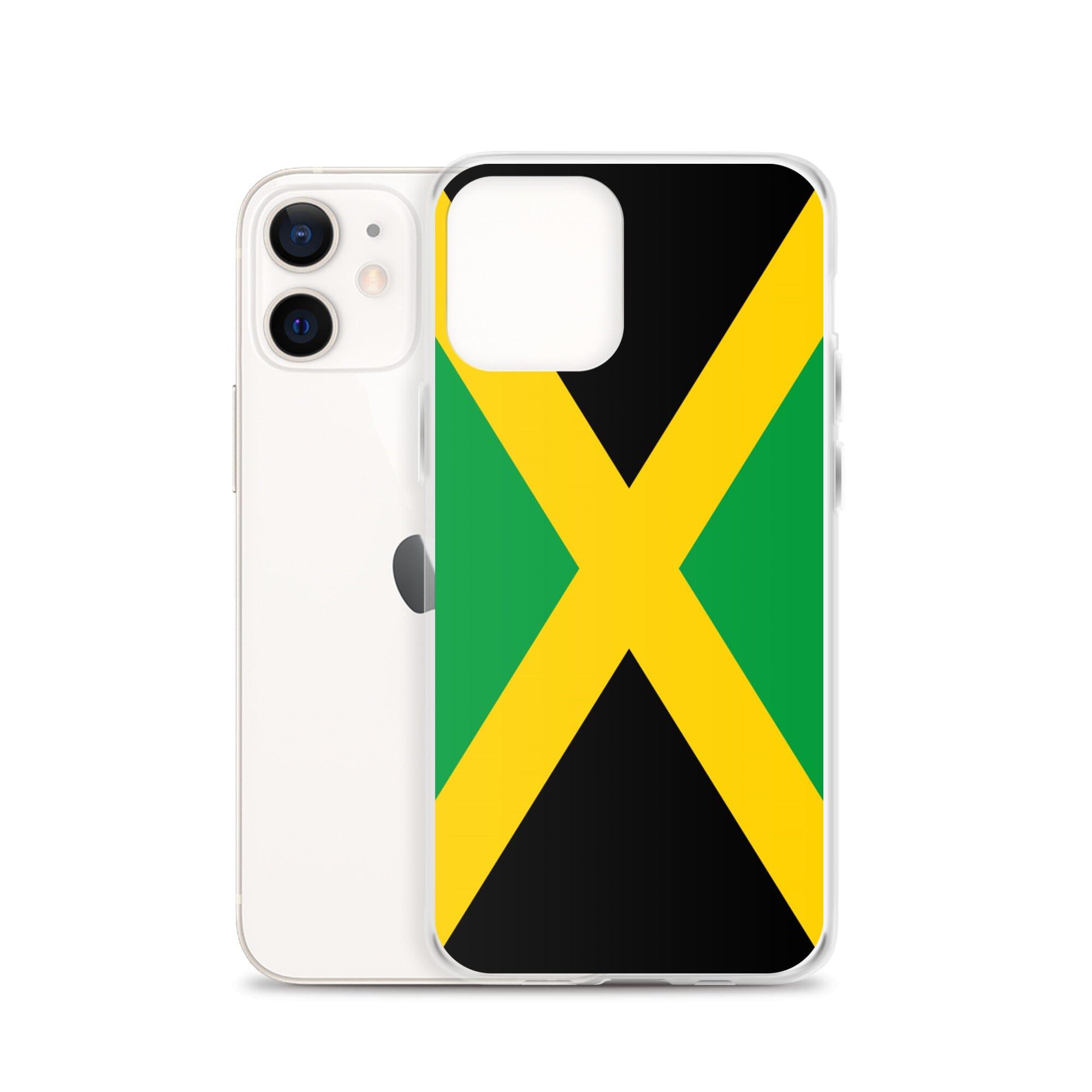 Coque pour iPhone avec le drapeau de la Jamaïque, offrant une protection élégante et durable.