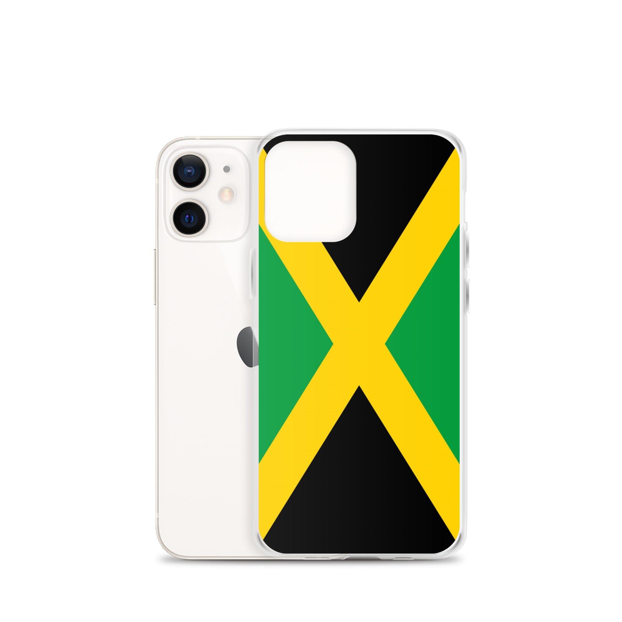 Coque pour iPhone avec le drapeau de la Jamaïque, offrant une protection élégante et durable.