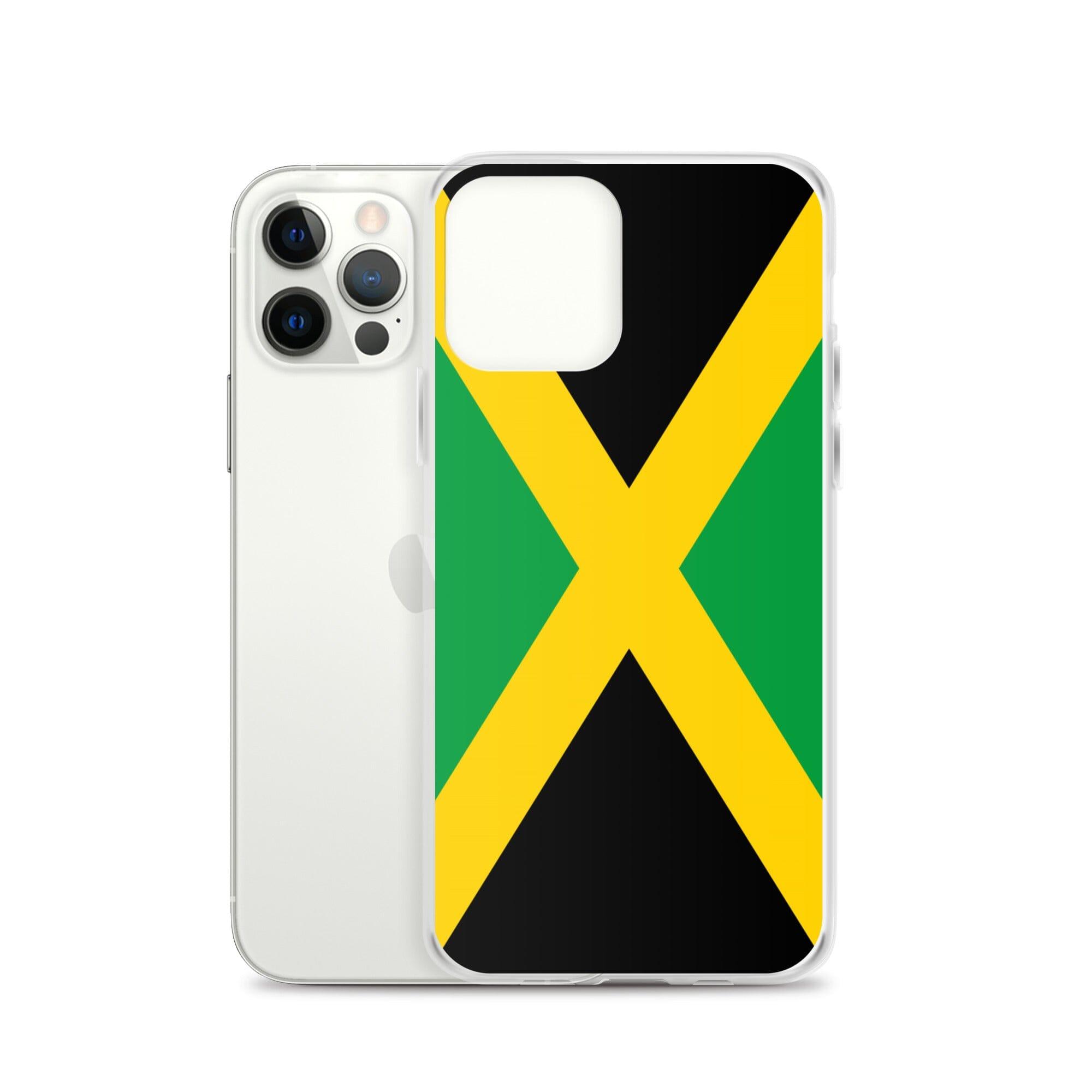 Coque pour iPhone avec le drapeau de la Jamaïque, offrant une protection élégante et durable.