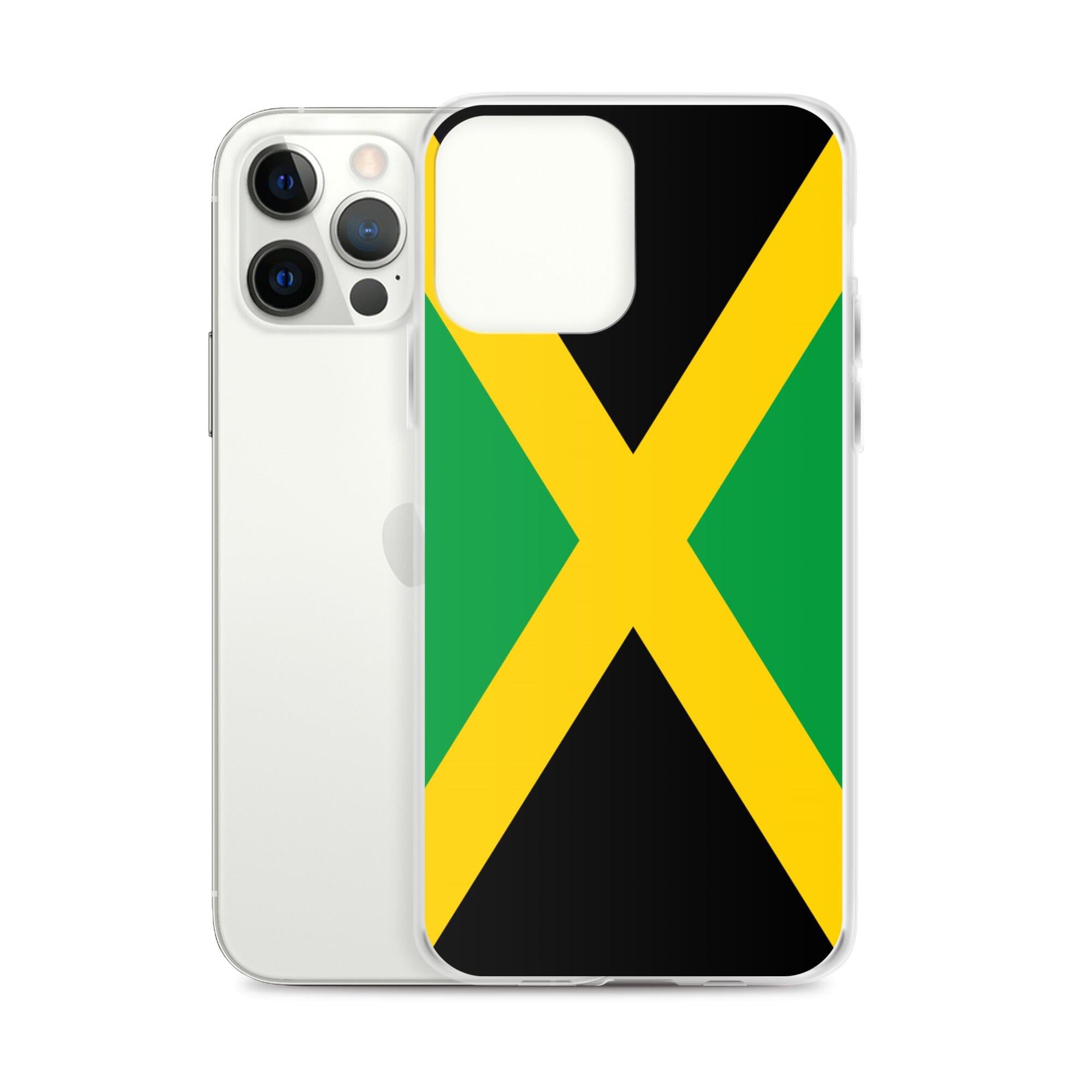 Coque pour iPhone avec le drapeau de la Jamaïque, offrant une protection élégante et durable.