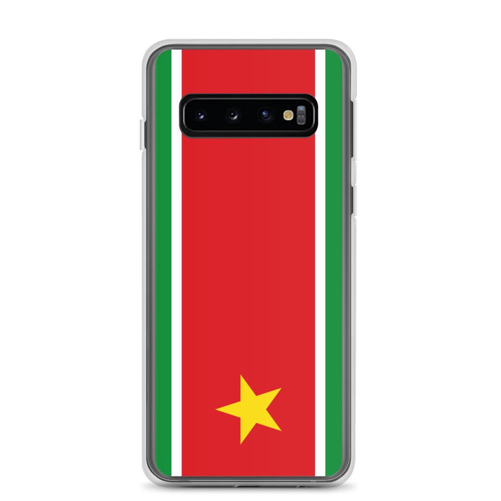 Coque de téléphone avec le drapeau de la Guadeloupe, en TPU flexible, offrant une protection élégante et durable.