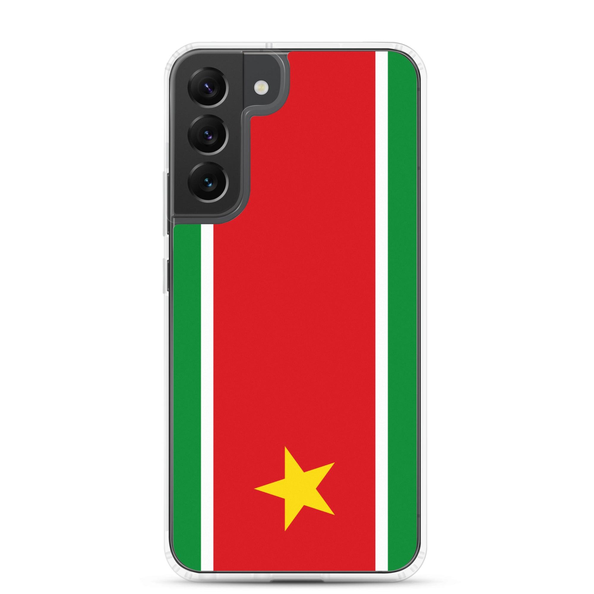 Coque de téléphone avec le drapeau de la Guadeloupe, en TPU flexible, offrant une protection élégante et durable.