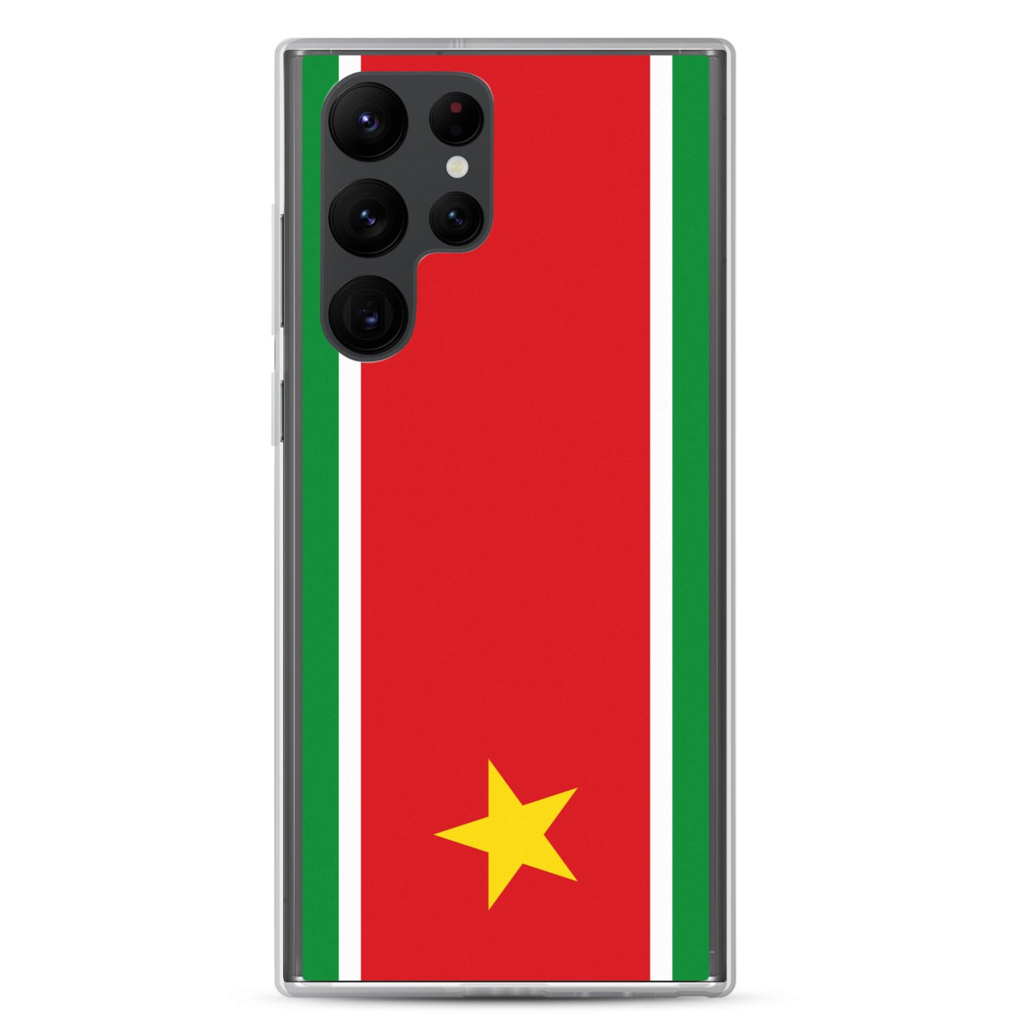 Coque de téléphone avec le drapeau de la Guadeloupe, en TPU flexible, offrant une protection élégante et durable.