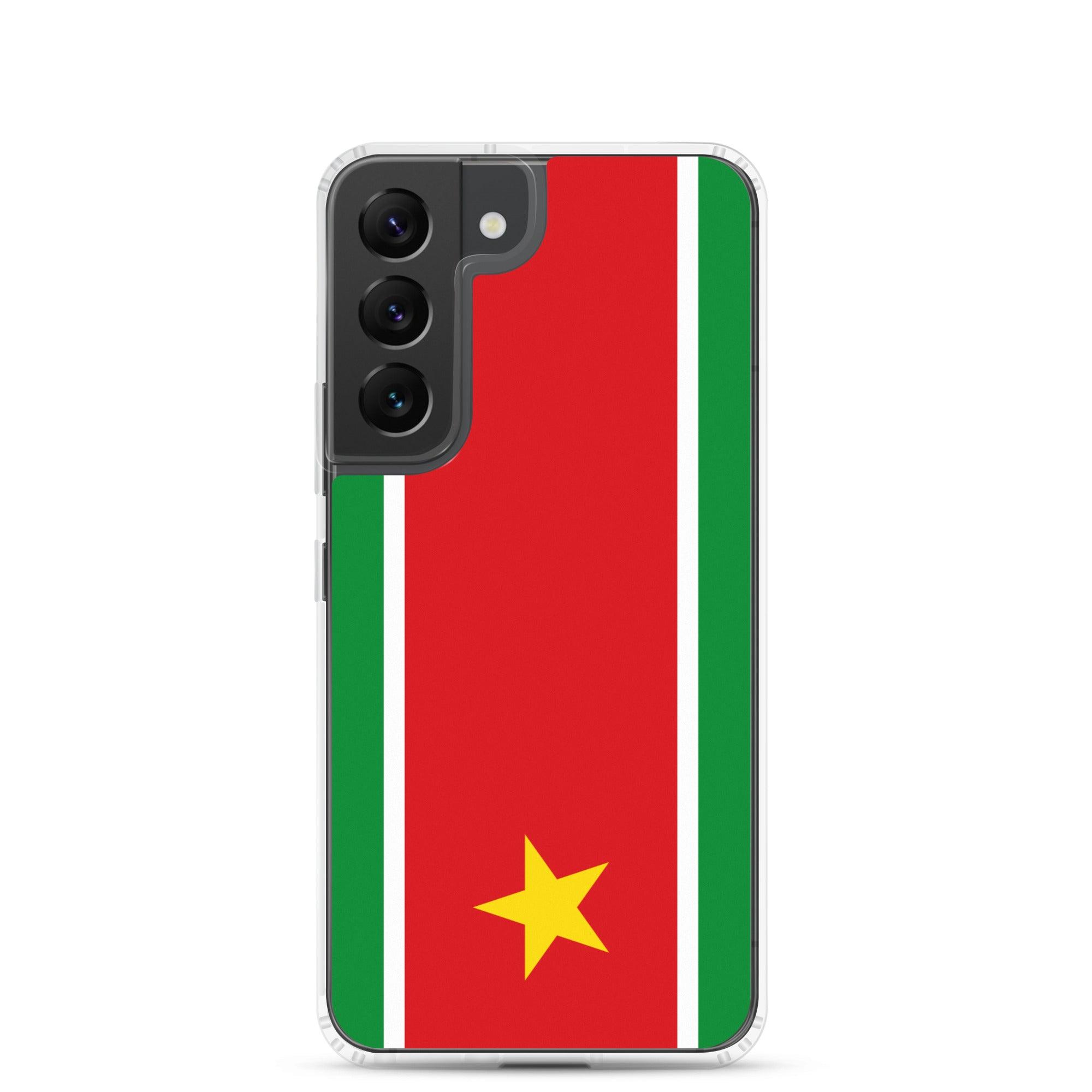 Coque de téléphone avec le drapeau de la Guadeloupe, en TPU flexible, offrant une protection élégante et durable.