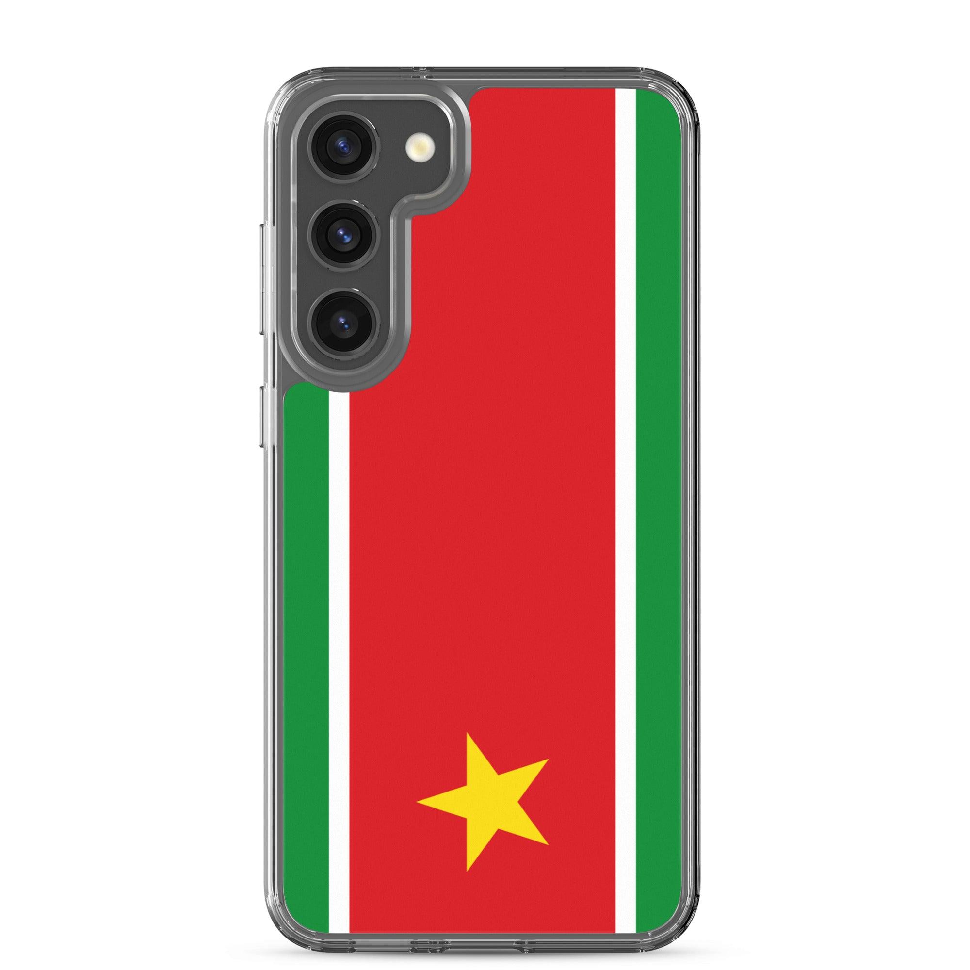 Coque de téléphone avec le drapeau de la Guadeloupe, en TPU flexible, offrant une protection élégante et durable.