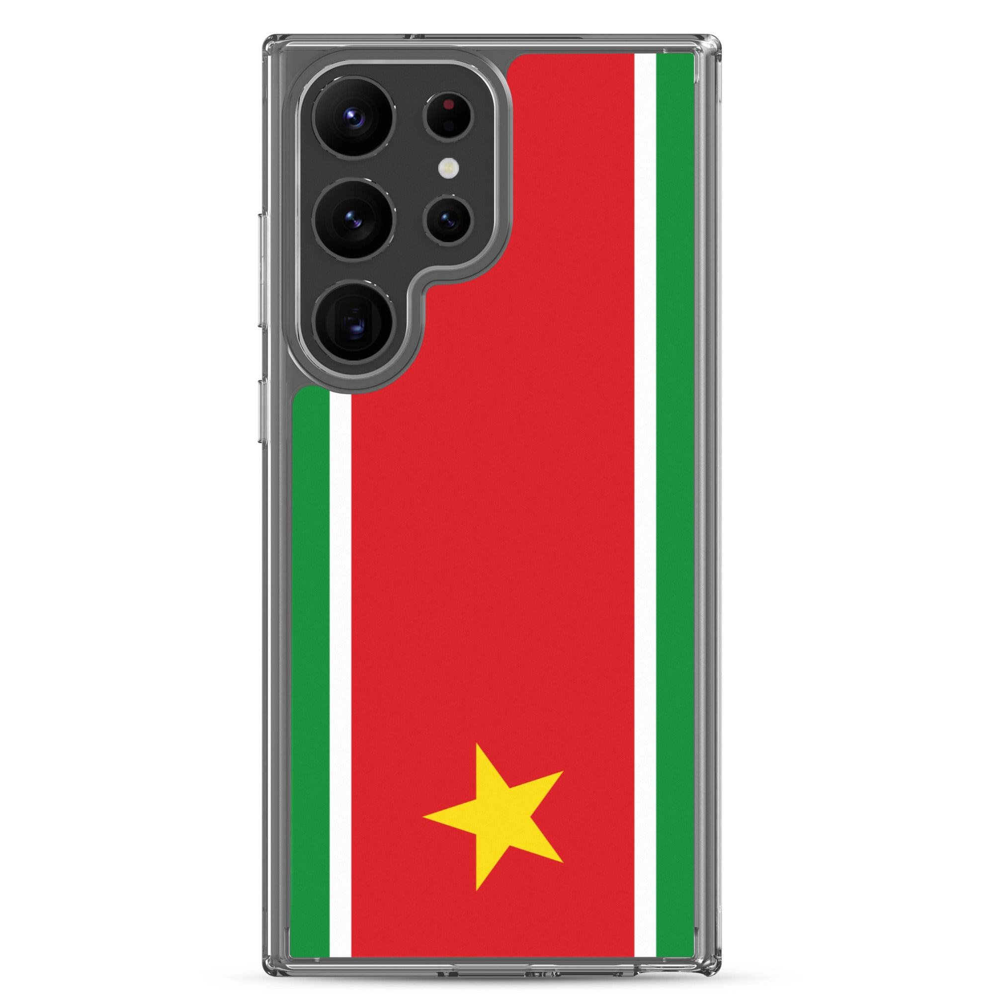 Coque de téléphone avec le drapeau de la Guadeloupe, en TPU flexible, offrant une protection élégante et durable.