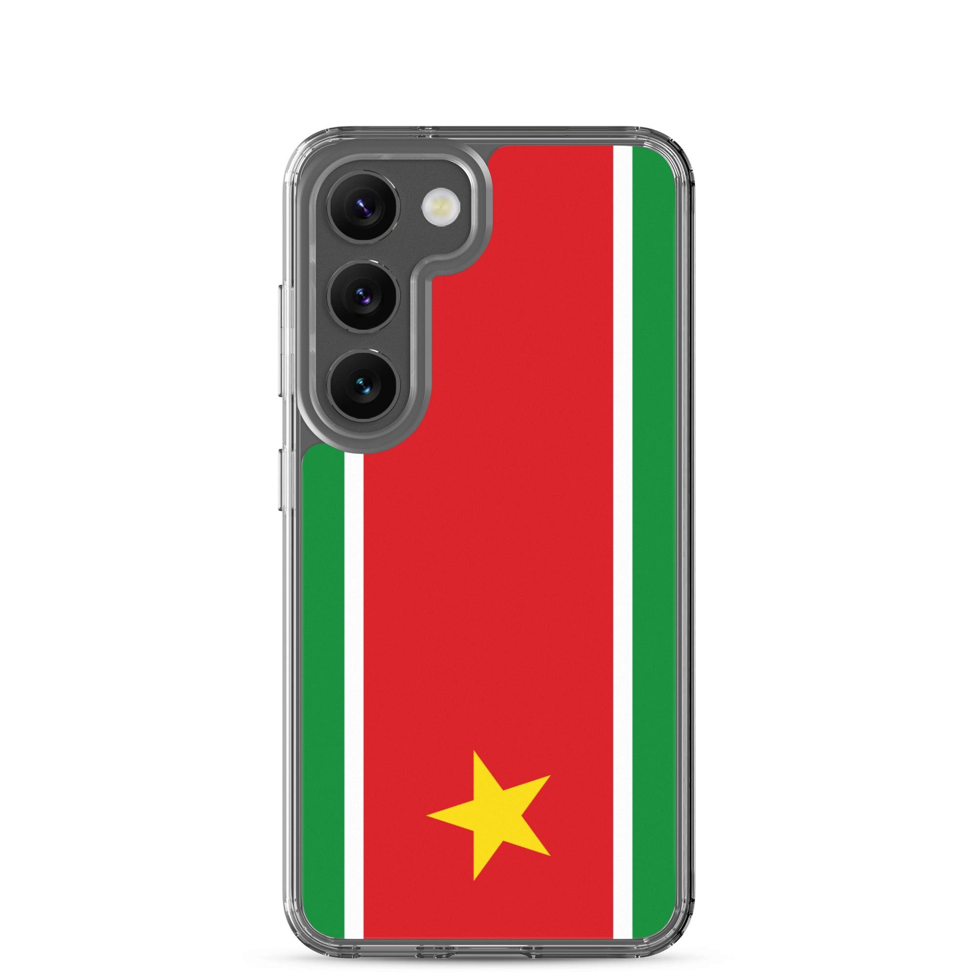 Coque de téléphone avec le drapeau de la Guadeloupe, en TPU flexible, offrant une protection élégante et durable.