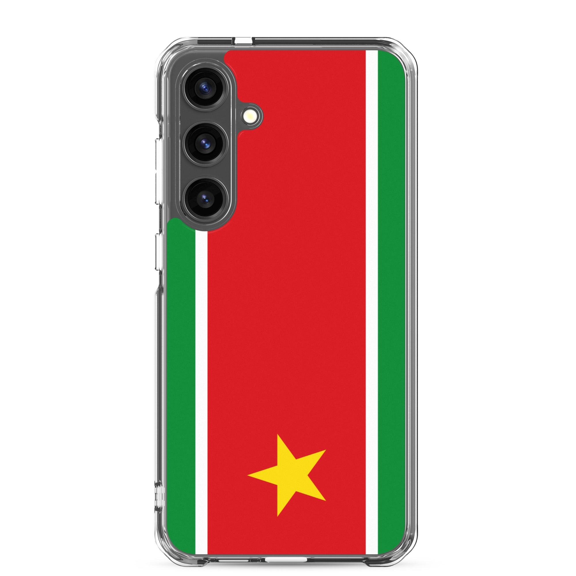 Coque de téléphone avec le drapeau de la Guadeloupe, en TPU flexible, offrant une protection élégante et durable.