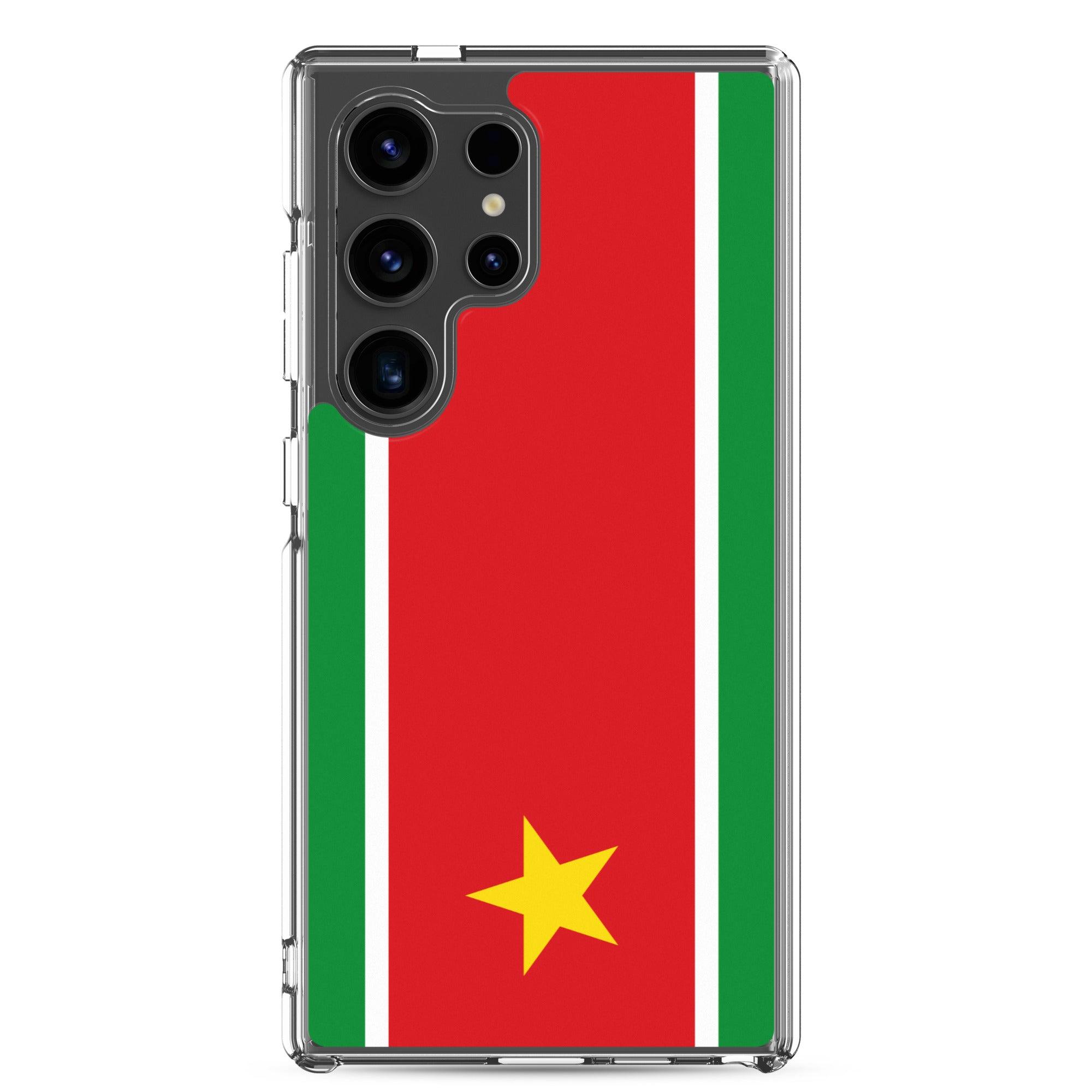 Coque de téléphone avec le drapeau de la Guadeloupe, en TPU flexible, offrant une protection élégante et durable.