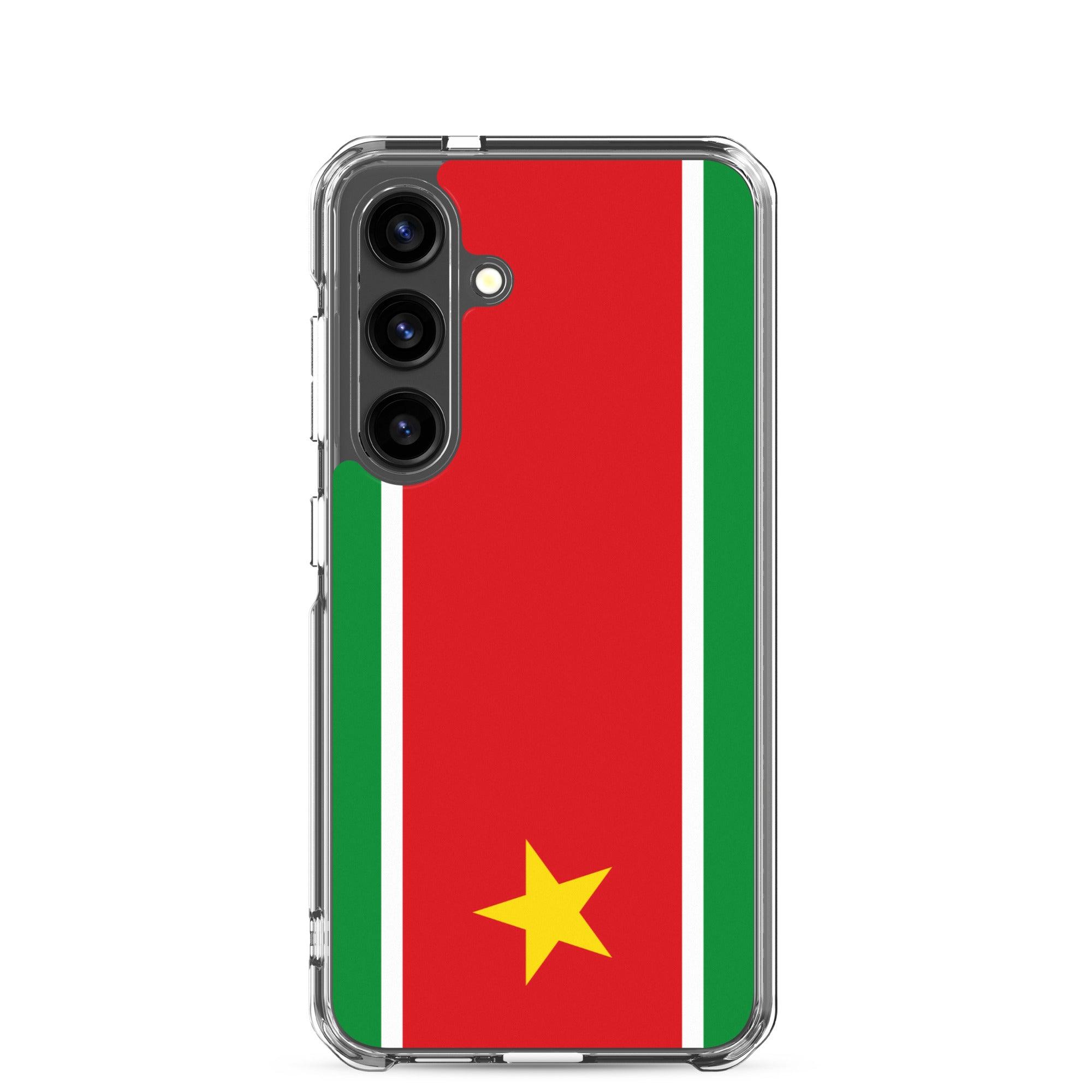 Coque de téléphone avec le drapeau de la Guadeloupe, en TPU flexible, offrant une protection élégante et durable.