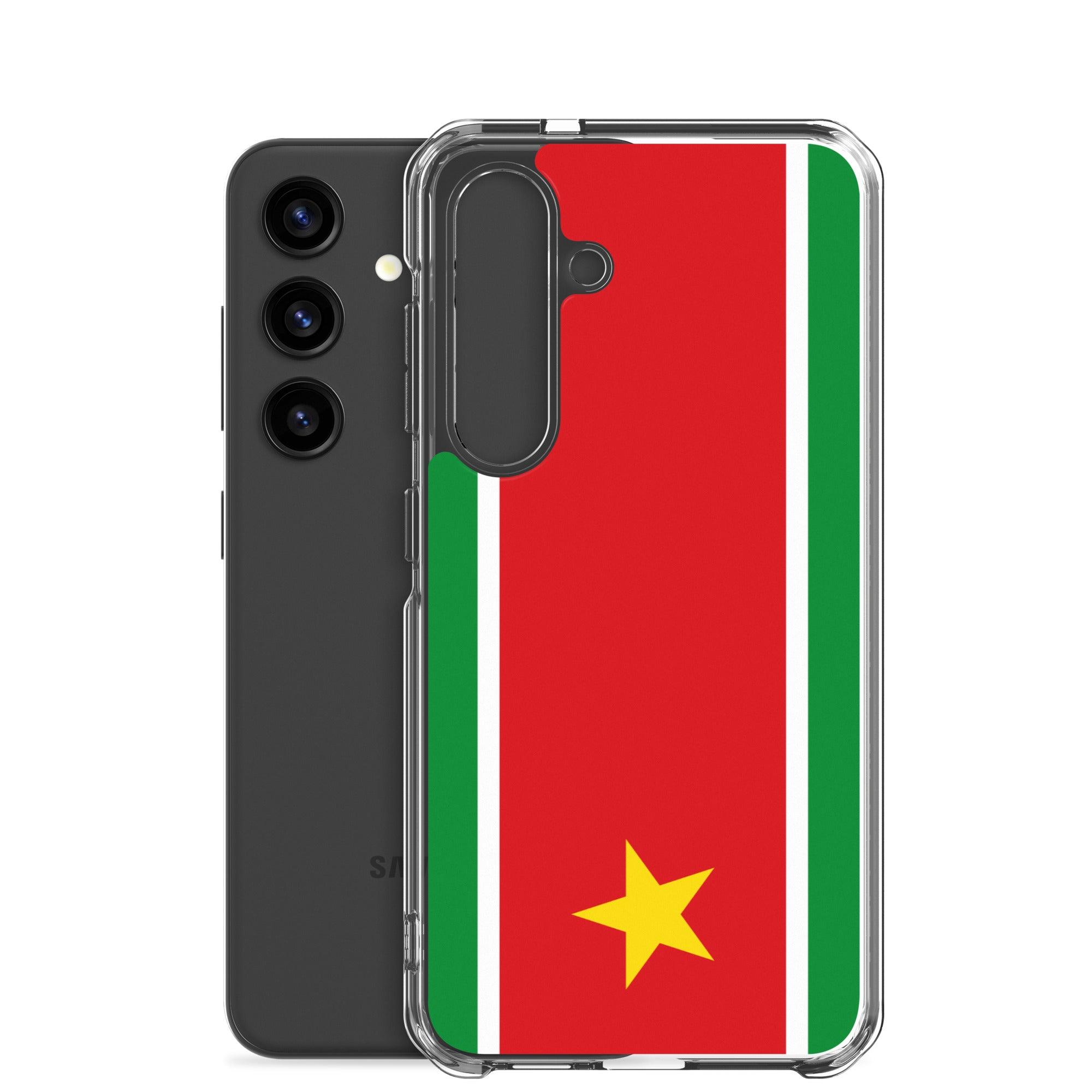 Coque de téléphone avec le drapeau de la Guadeloupe, en TPU flexible, offrant une protection élégante et durable.