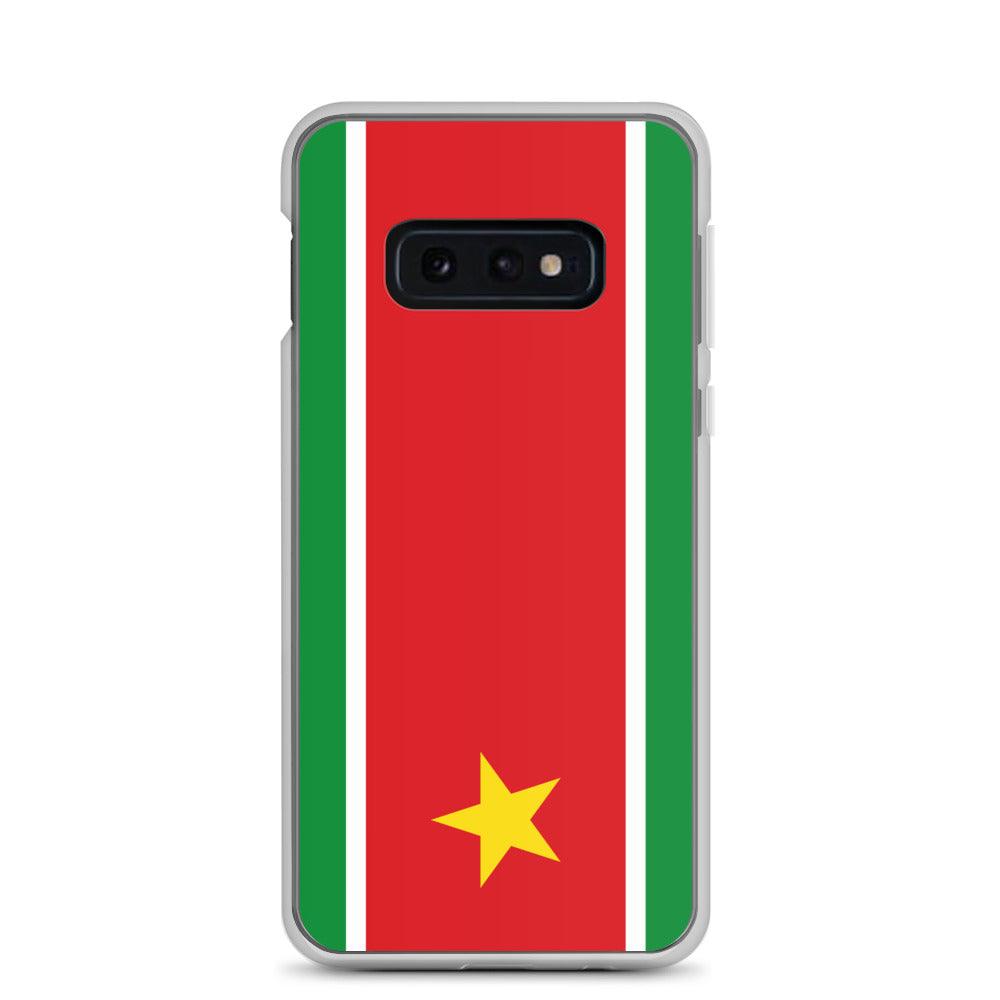 Coque de téléphone avec le drapeau de la Guadeloupe, en TPU flexible, offrant une protection élégante et durable.
