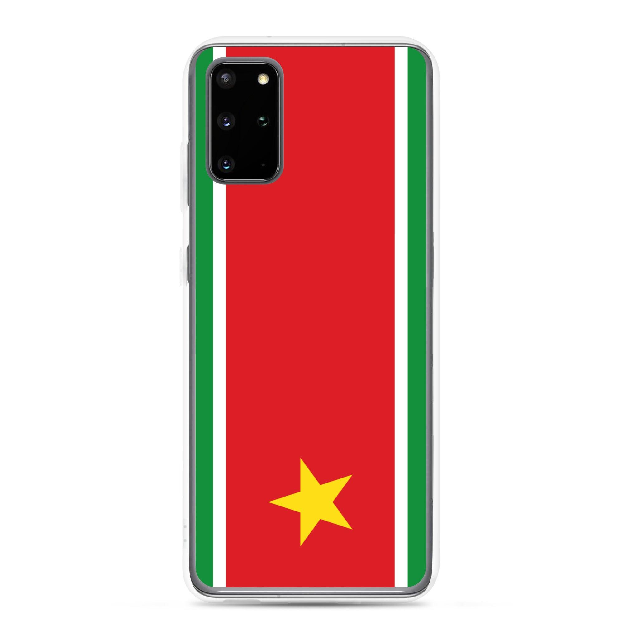 Coque de téléphone avec le drapeau de la Guadeloupe, en TPU flexible, offrant une protection élégante et durable.