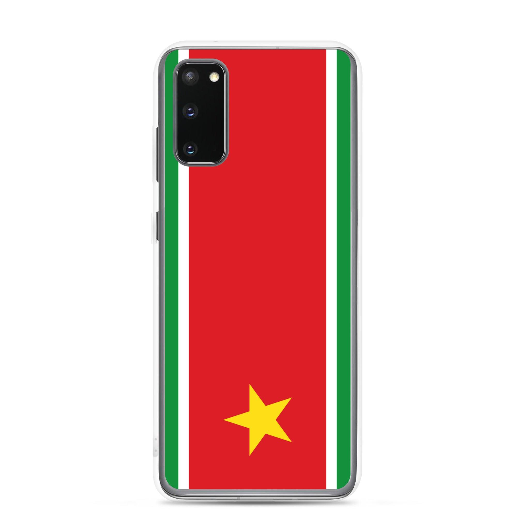 Coque de téléphone avec le drapeau de la Guadeloupe, en TPU flexible, offrant une protection élégante et durable.