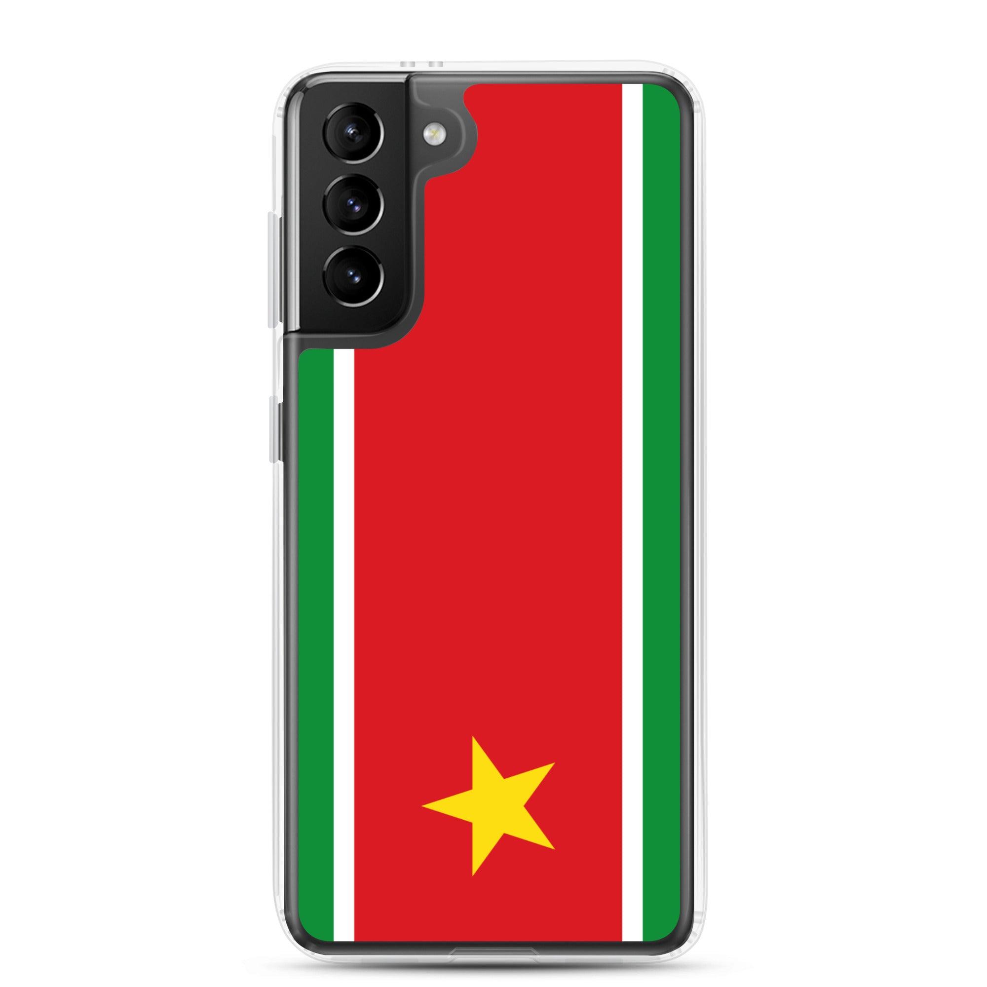 Coque de téléphone avec le drapeau de la Guadeloupe, en TPU flexible, offrant une protection élégante et durable.