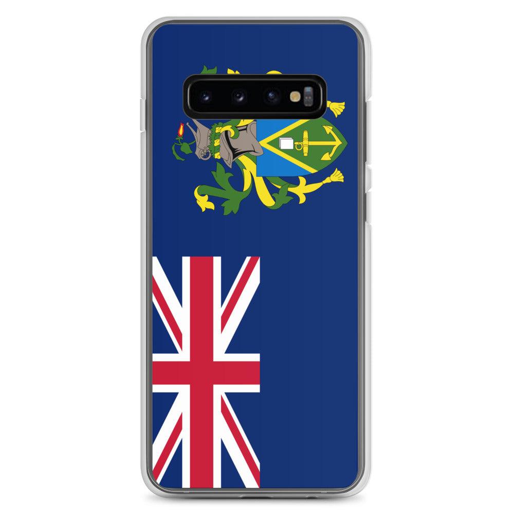Coque de téléphone avec le drapeau des îles Pitcairn, en TPU, offrant une protection élégante et durable.