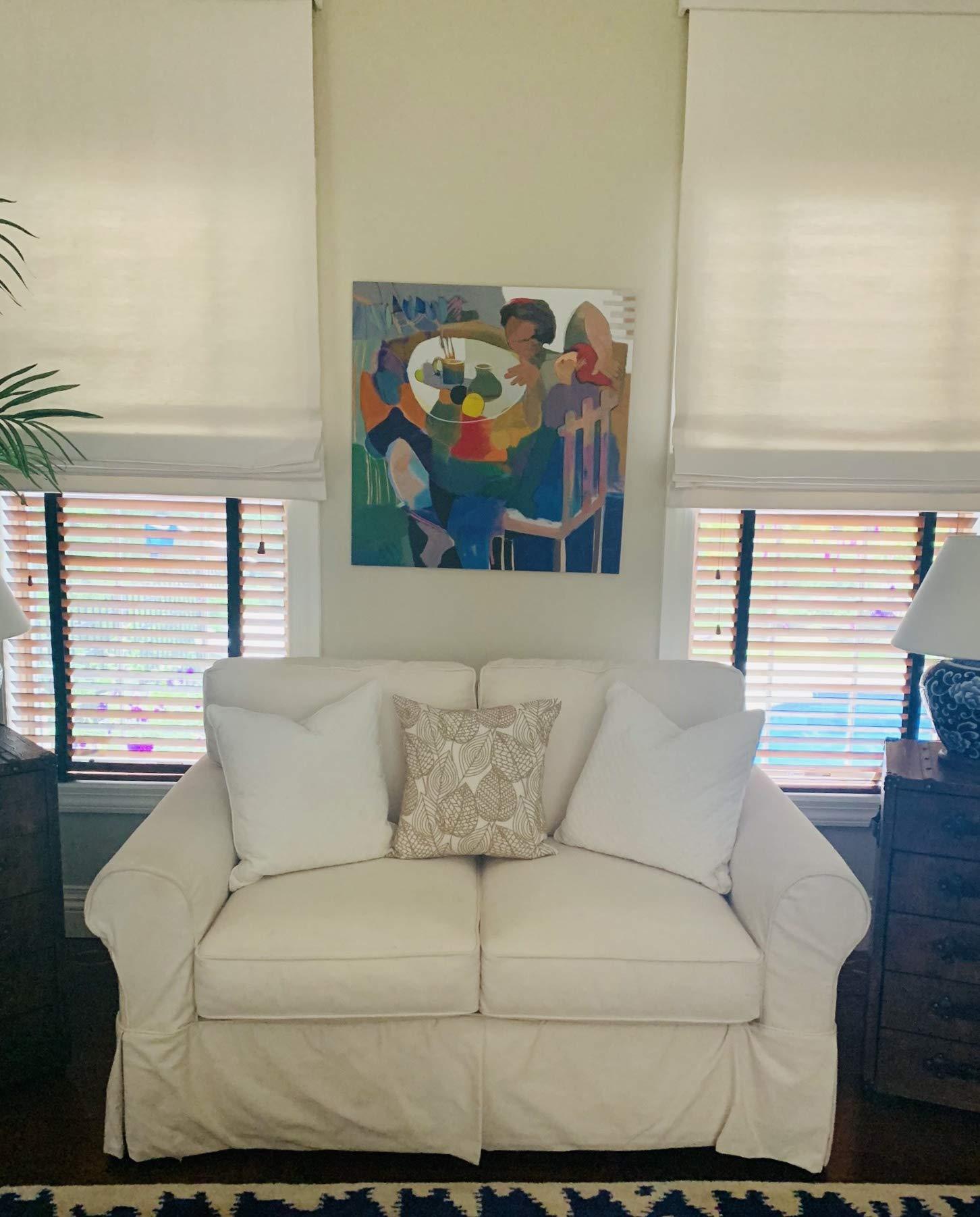 Set of two 20x20 decorative embroidered pillow covers with hidden zipper, showcasing elegant design.