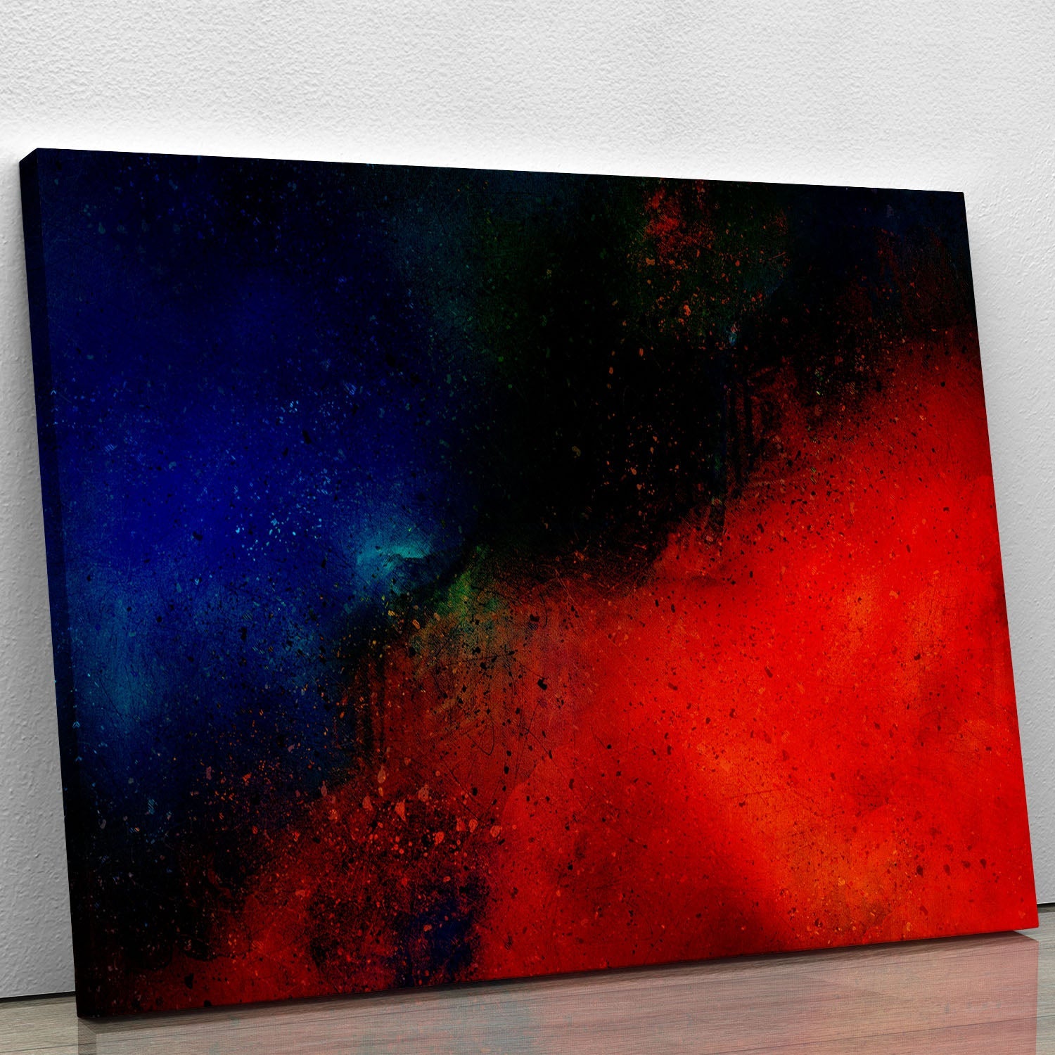 Dark Mist Canvas Print featuring abstract design with elegant tones, perfect for modern decor.