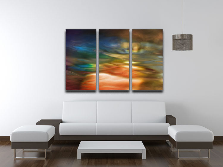 A beautiful 3-panel canvas print featuring a dreamy landscape, perfect for enhancing home decor.