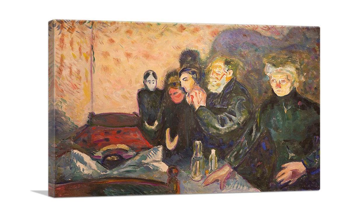 Death Struggle 1915 canvas art featuring dramatic imagery and rich colors, perfect for enhancing any decor.