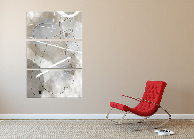 A stunning 3-panel canvas print featuring a cohesive and captivating design, perfect for enhancing any living space.