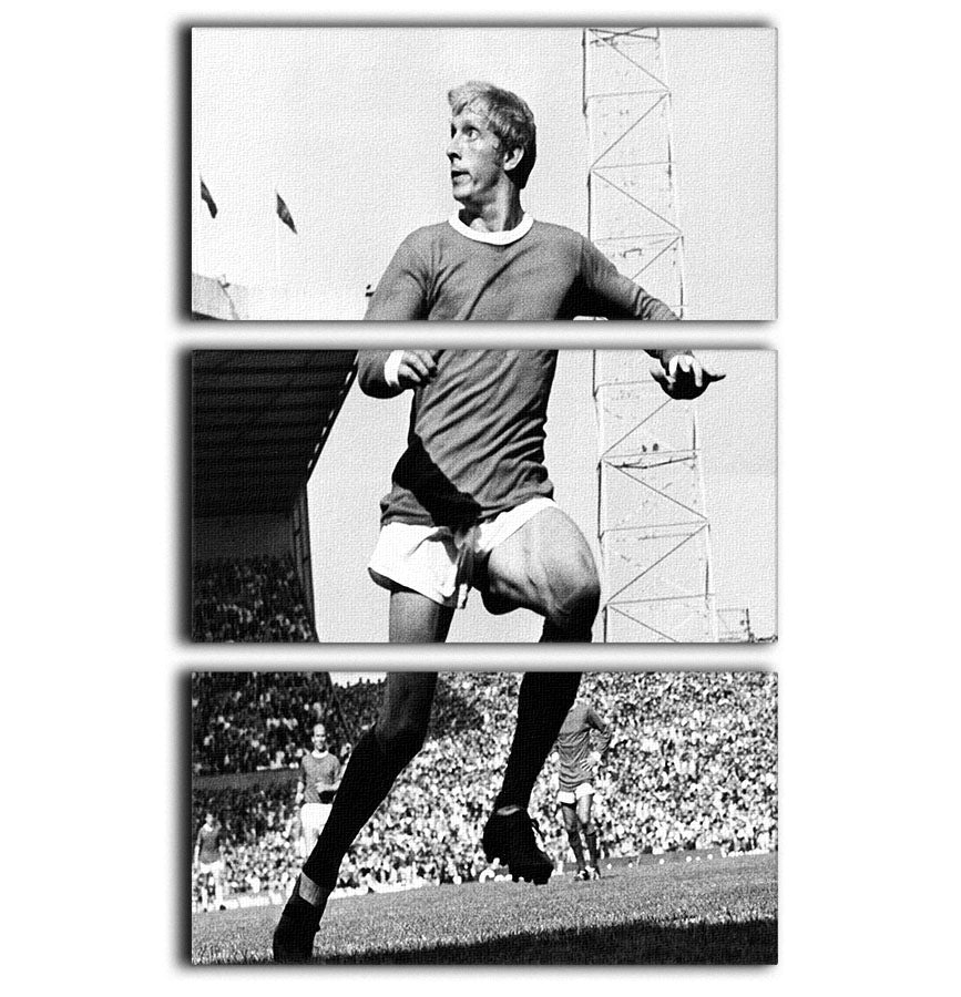 Denis Law 1969 3 Split Panel Canvas Print showcasing vibrant colors and intricate details, perfect for enhancing any room's decor.