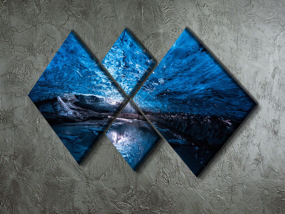 Deep Inside 4 Square Multi Panel Canvas artwork featuring four equal square sections, beautifully arranged to create a cohesive design.