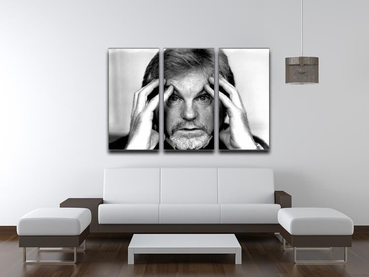Derek Jacobi 1988 3-panel canvas print showcasing elegant design and vibrant colors.
