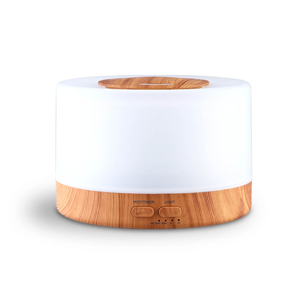 DEVANTI Aroma Diffuser with LED night light and remote control, featuring a modern design and 500ml capacity.