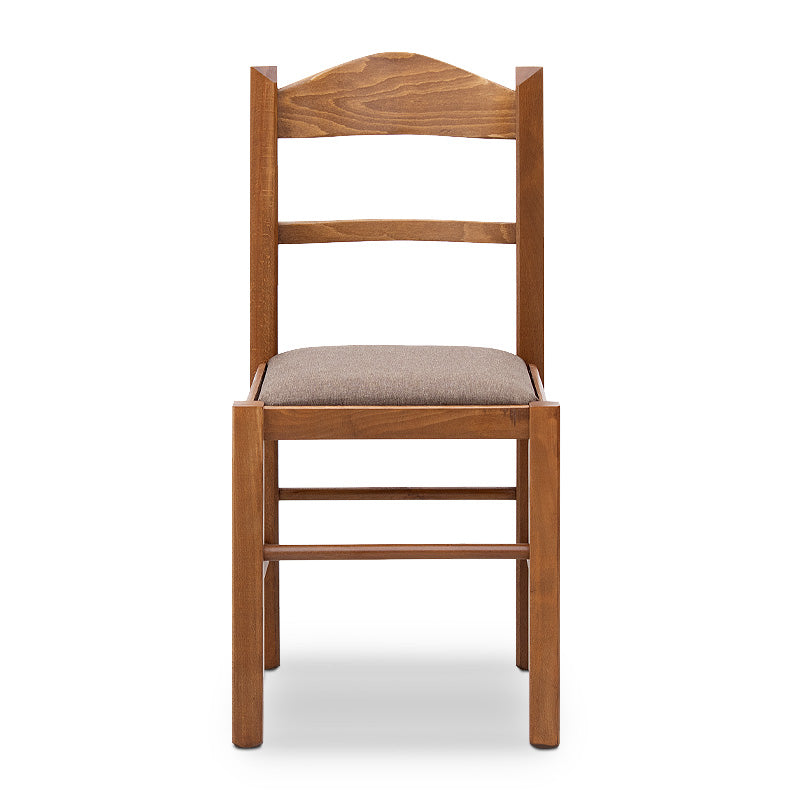 HOME 5 pcs extendable dining set featuring a walnut finish, solid beech wood frame, and premium MDF surface, including four matching chairs.