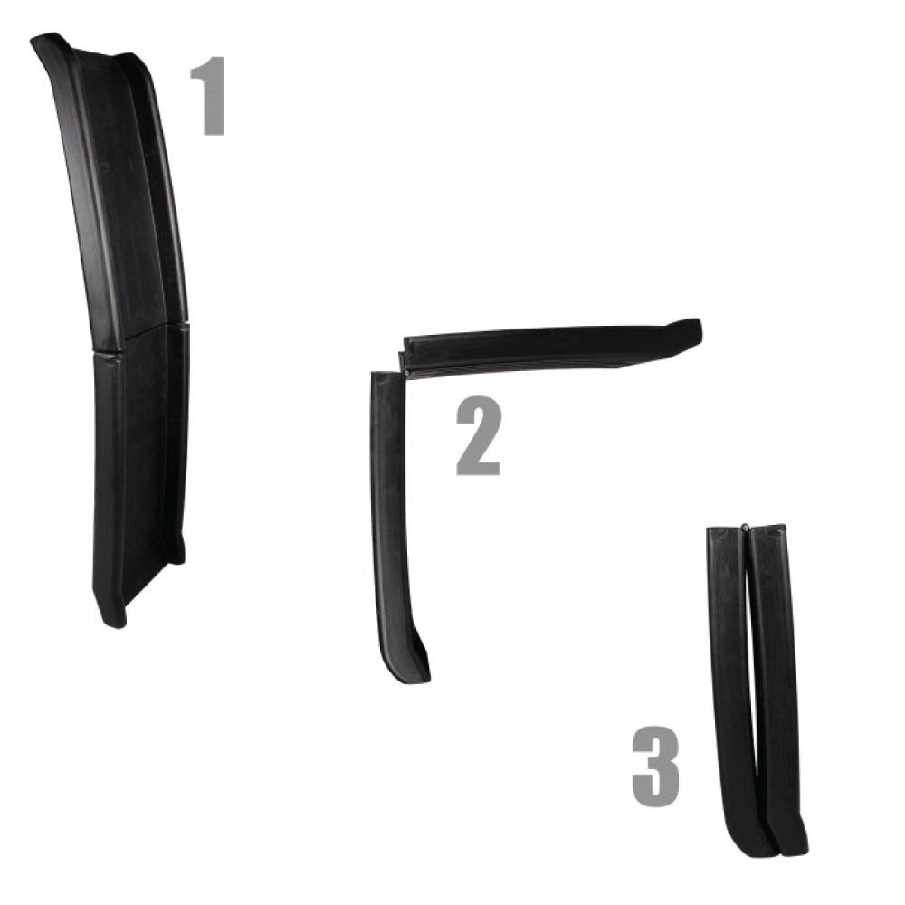 157cm Dog Car Ramp with non-slip surface and lateral security bar, designed for easy access to vehicles for pets.