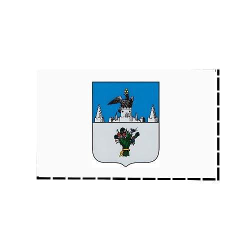 Drapeau Karatchev en polyester avec oeillets en fer, disponible en plusieurs tailles, idéal pour événements et décorations.