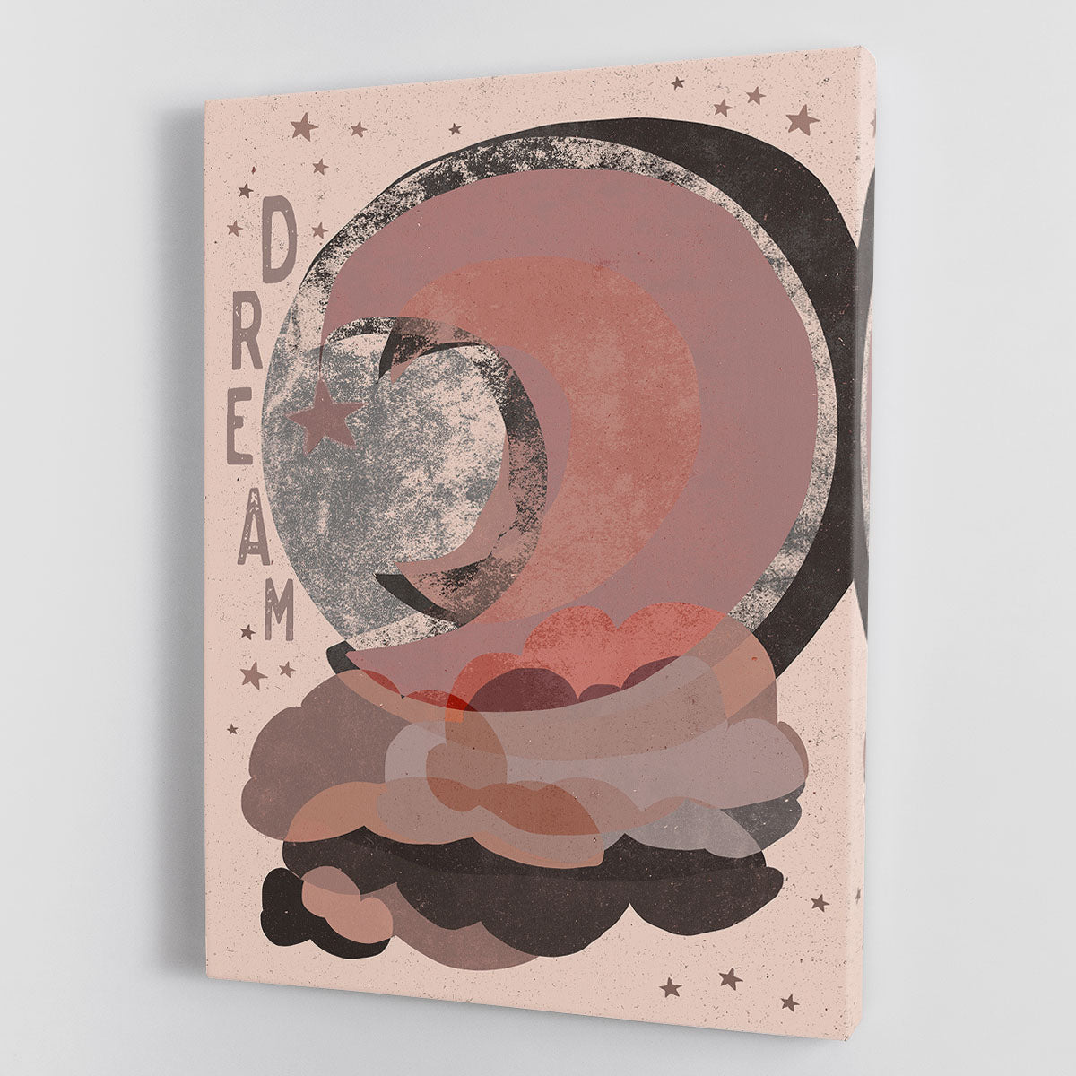 A vibrant Dream Light canvas print showcasing abstract art, perfect for home decor.