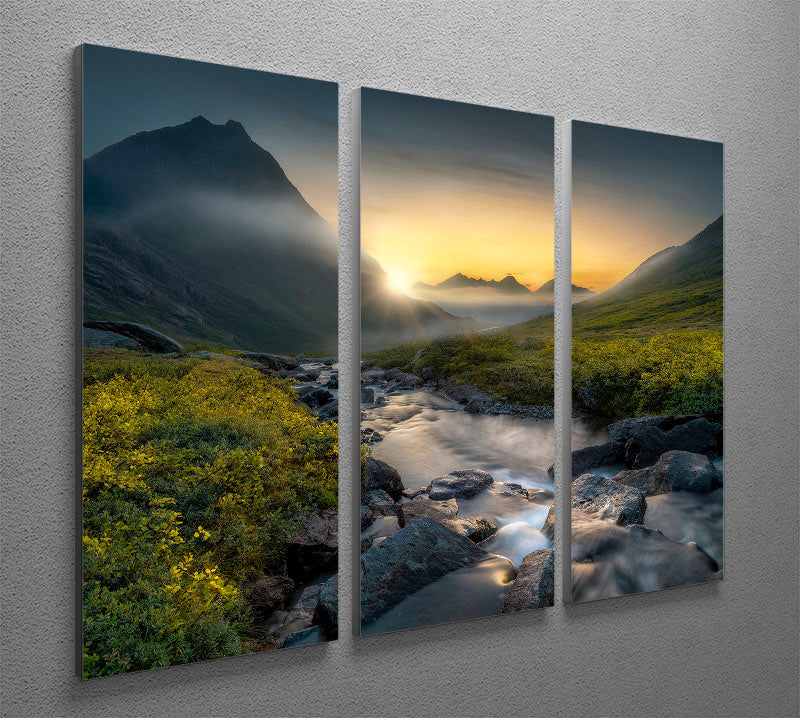 Dreaming 3 Split Panel Canvas Print featuring vibrant colors and abstract design, perfect for home decor.