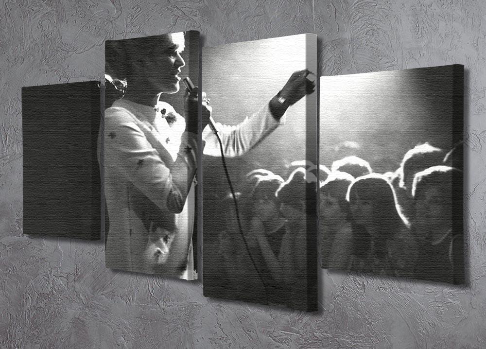 A vibrant 4-split canvas artwork featuring Dusty Springfield, showcasing her iconic style and musical essence across four panels.