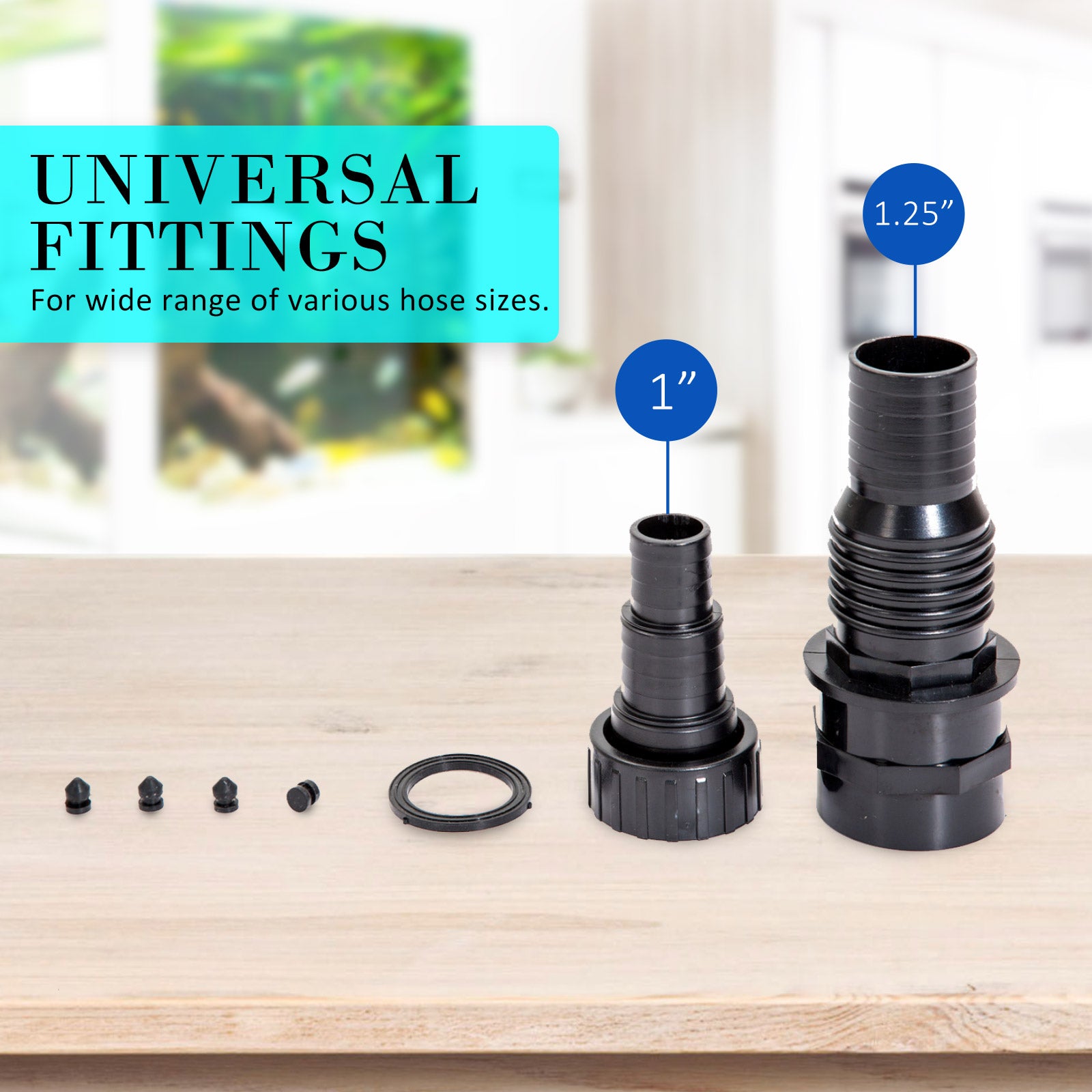 Dynamic Power Aquarium Submersible Pond Water Pump 16000L/H with stainless steel and PVC construction, designed for efficient water circulation.