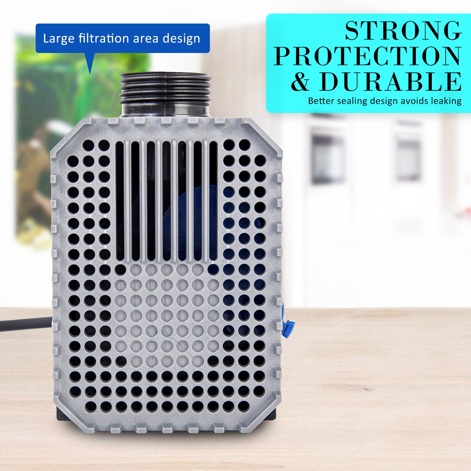 Dynamic Power Aquarium Submersible Water Pump with adjustable outlets, designed for efficient water circulation in aquariums and ponds.