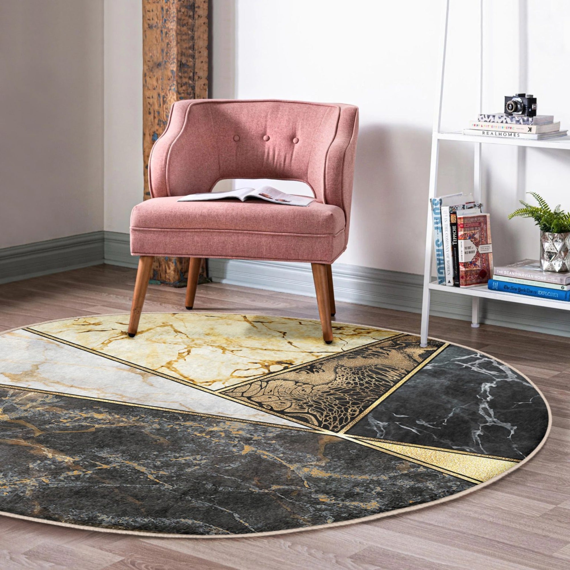 Elegant Marble Design Luxury Living Room Rug showcasing a sophisticated marble pattern in soft velvet fabric, perfect for enhancing home decor.