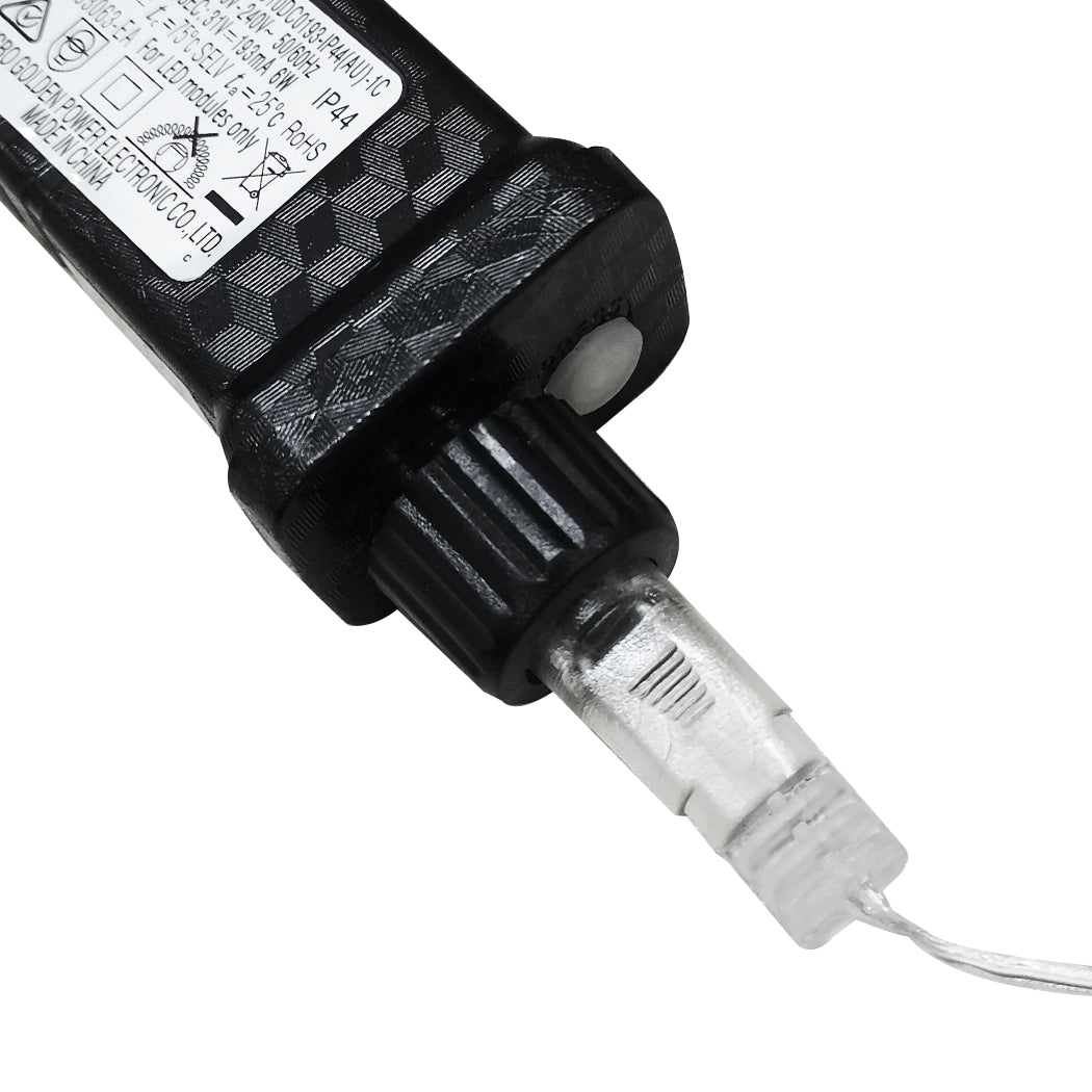 EMITTO 300LED Christmas Net Lights displayed in a festive setting, showcasing their bright illumination and mesh design.