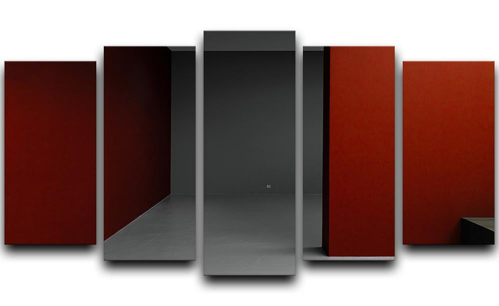 A stunning 5-split panel canvas artwork featuring a cohesive design that adds depth and dimension to any space.