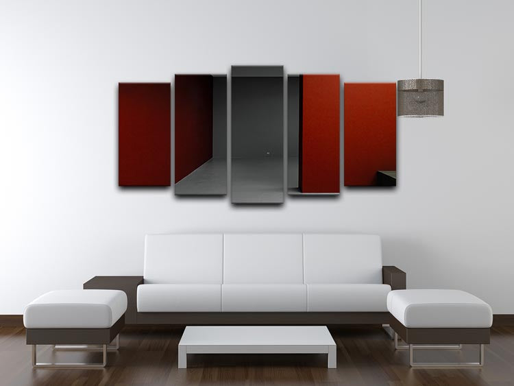 A stunning 5-split panel canvas artwork featuring a cohesive design that adds depth and dimension to any space.