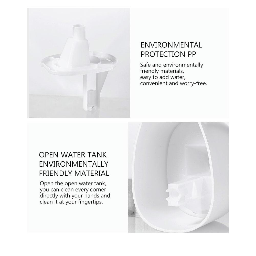 A colorful whale-shaped ultrasonic aroma diffuser with LED lights, designed for children's rooms, showcasing its mist output.