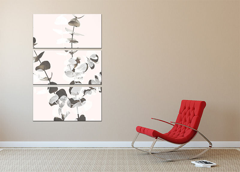 Eucalyptus Creative 12 3 Split Panel Canvas Print showcasing vibrant nature scenes in a modern design.