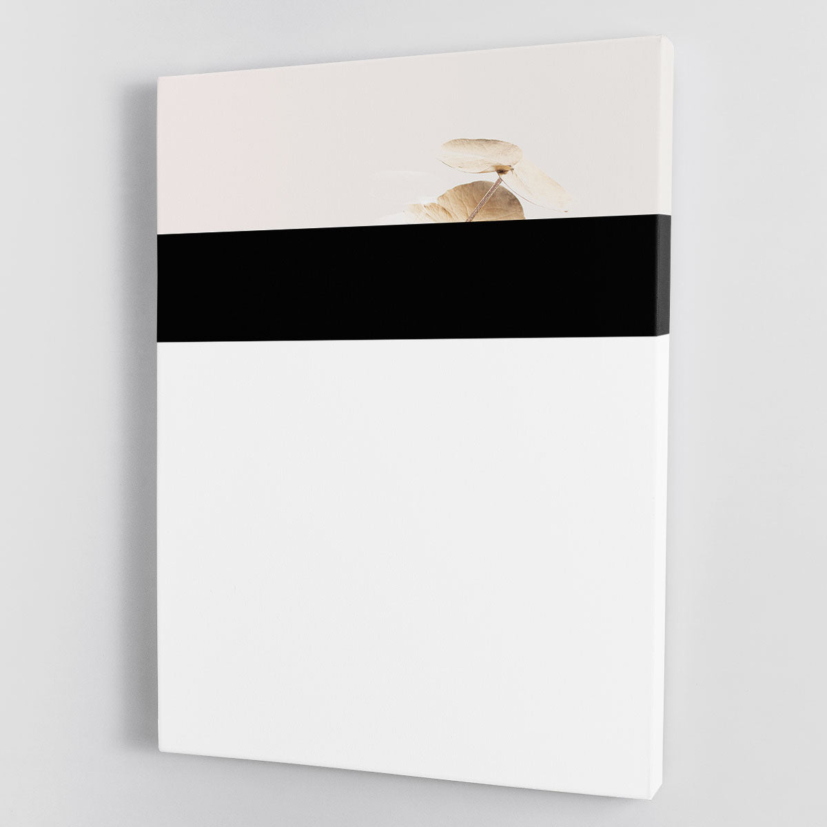 Eucalyptus Creative Gold 02 Canvas Print showcasing intricate eucalyptus leaves in vibrant colors, perfect for home decor.