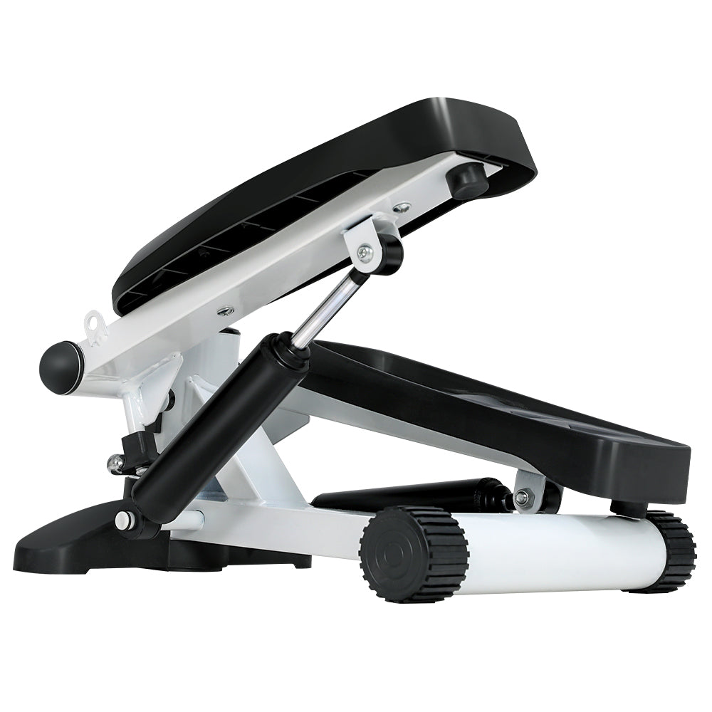 Everfit Mini Stepper with Resistance Rope, featuring anti-slip pedals and a compact design for home workouts.