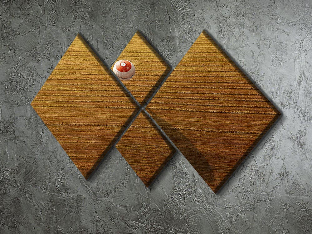 Eye 4 Square Multi Panel Canvas featuring four equal square sections, showcasing a harmonious and visually striking design.