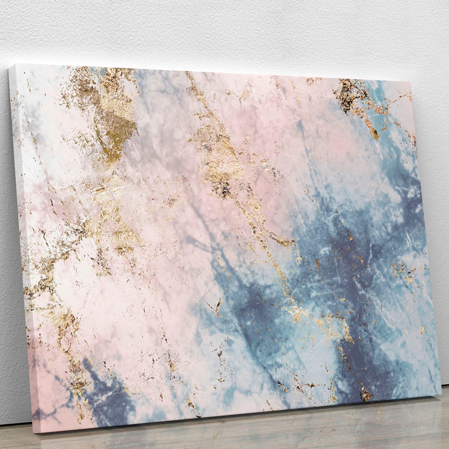 Faded Marble Canvas Print showcasing elegant marble design in soft colors, perfect for modern decor.