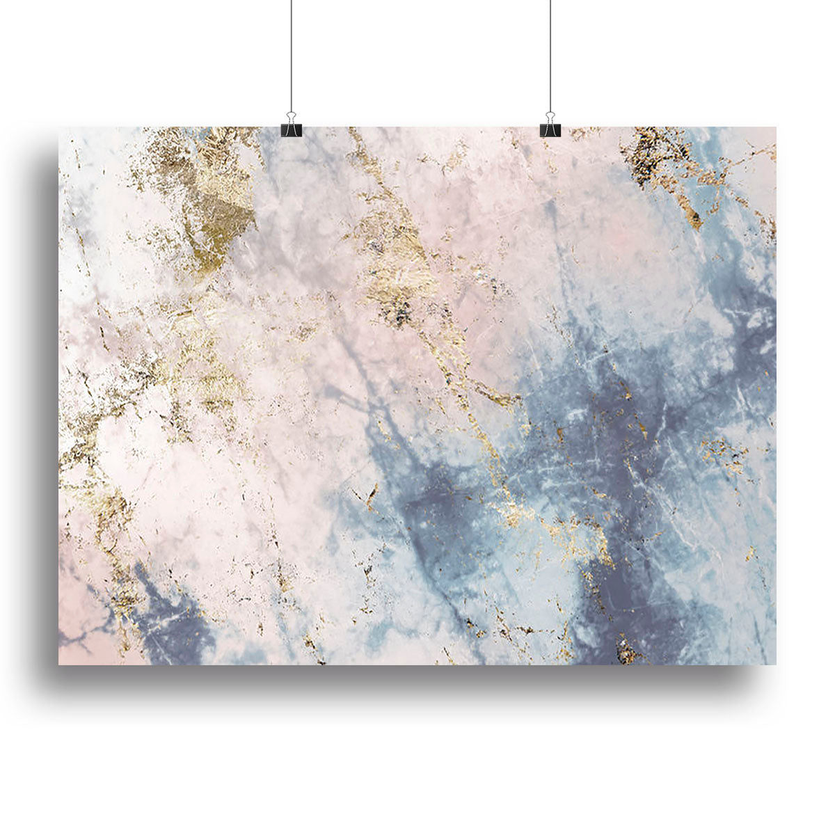 Faded Marble Canvas Print showcasing elegant marble design in soft colors, perfect for modern decor.